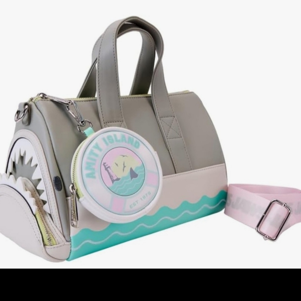 NWT Jaws Crossbody Loungefly Bag With Coin Purse